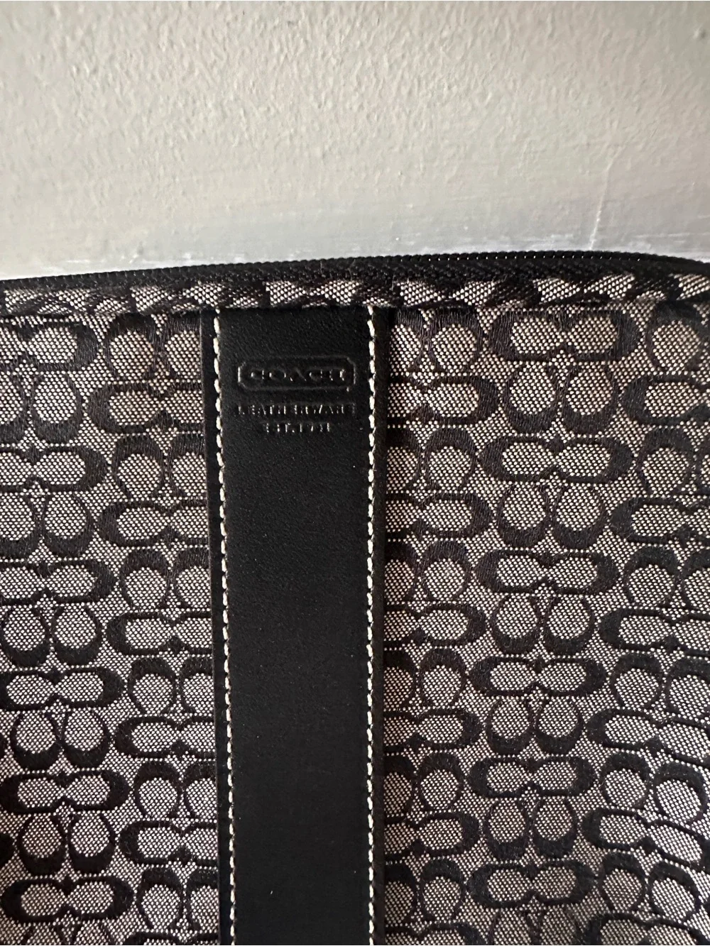 Vintage Coach signature c cosmetic bag